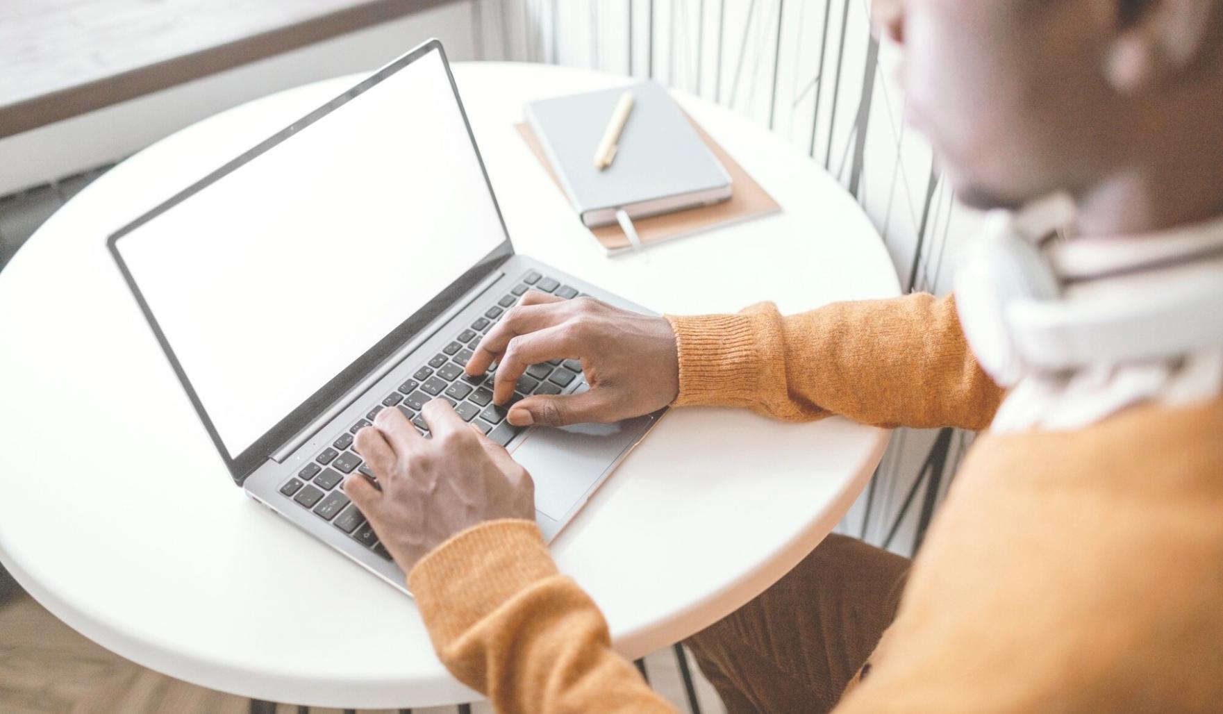 Detailed financial modeling on computer screen